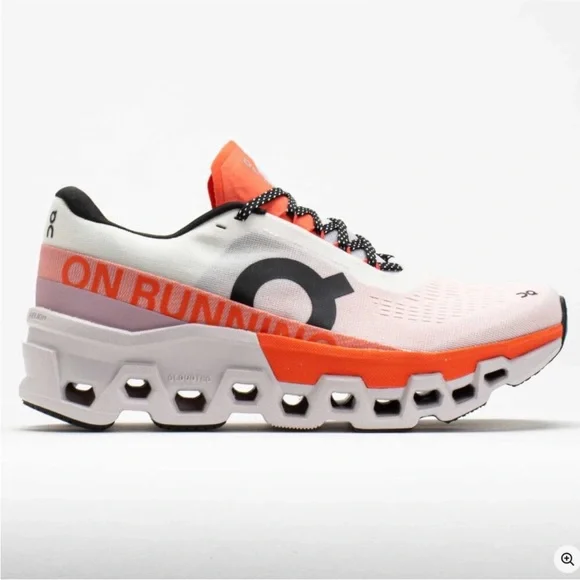 On Running Cloudmonster 2 Undyed/Flame | Size 8 - Picture 4 of 6